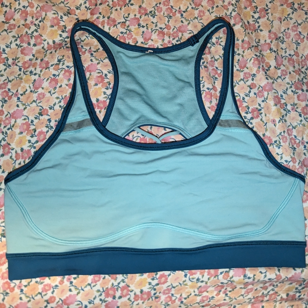 Teal Lululemon Sports Bra